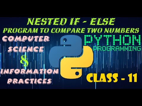 python integer and float division | python tutorial -... Nested If - Else | Compare two numbers | Python | Computer Science ...