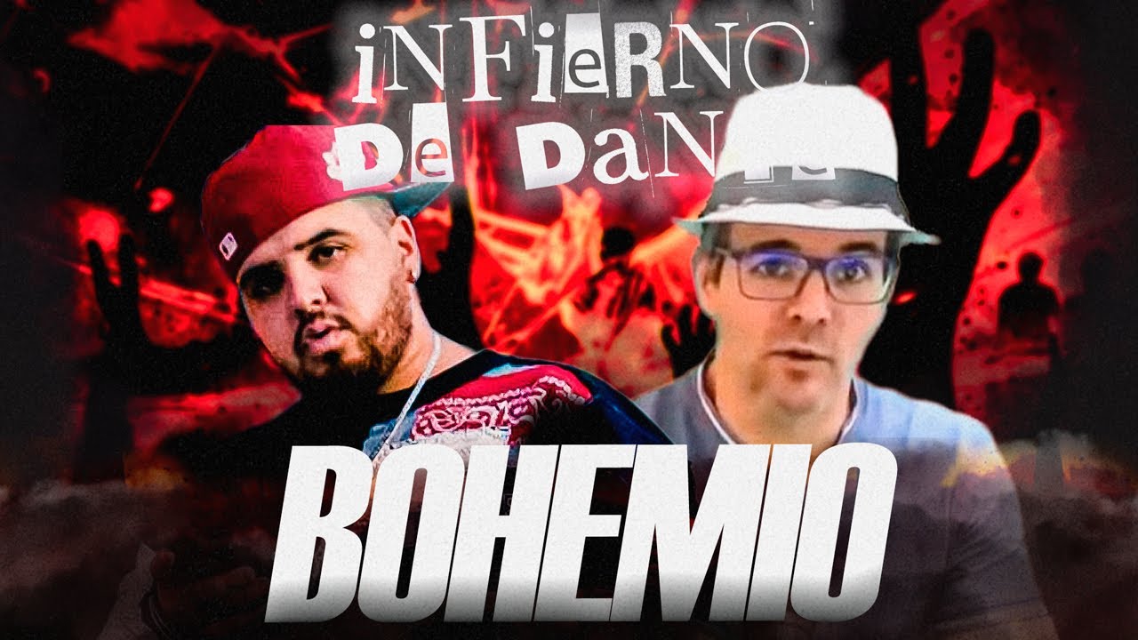 "ACZINO SE MOLESTO POR QUE LO CORREGÍ" INFIERNO DE DANTE FT EL BOHEMIO 