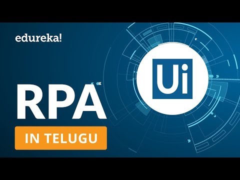 What is Robotic Process Automation in Telugu | RPA in Telugu | RPA Training | Edureka