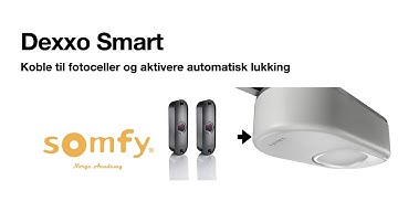 Dexxo Smart - Koble til fotoceller