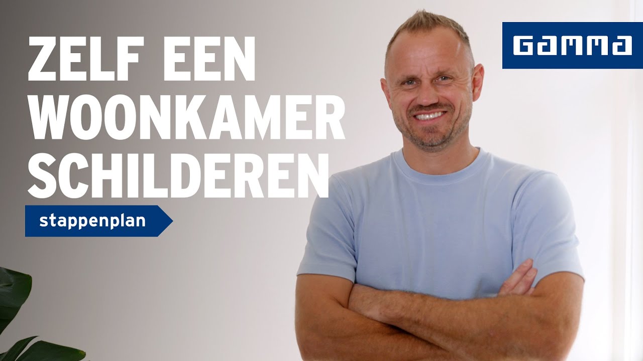 Woonkamer verven: Zo schilder je je muur, houten kozijnen, plinten en radiator | GAMMA