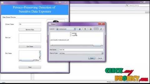 Privacy-Preserving Detection of Sensitive Data Exposure | Final Year Projects 2016
