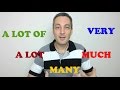 A Lógica do Inglês #19 - Diferença entre MUCH x MANY x VERY x A LOT | Como dizer MUITO em inglês