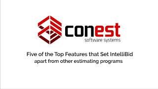 The Top 5 Features in IntelliBid Electrical Estimating Software