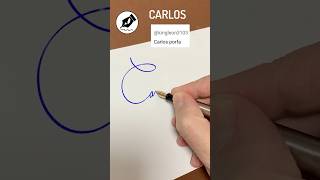 Signature Sign CARLOS #lettersign #handwriting  #namedesign #calligraphy#signwriting