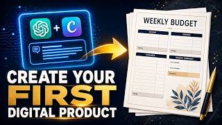 How to Use ChatGPT and Canva AI to Create Your First Digital Product