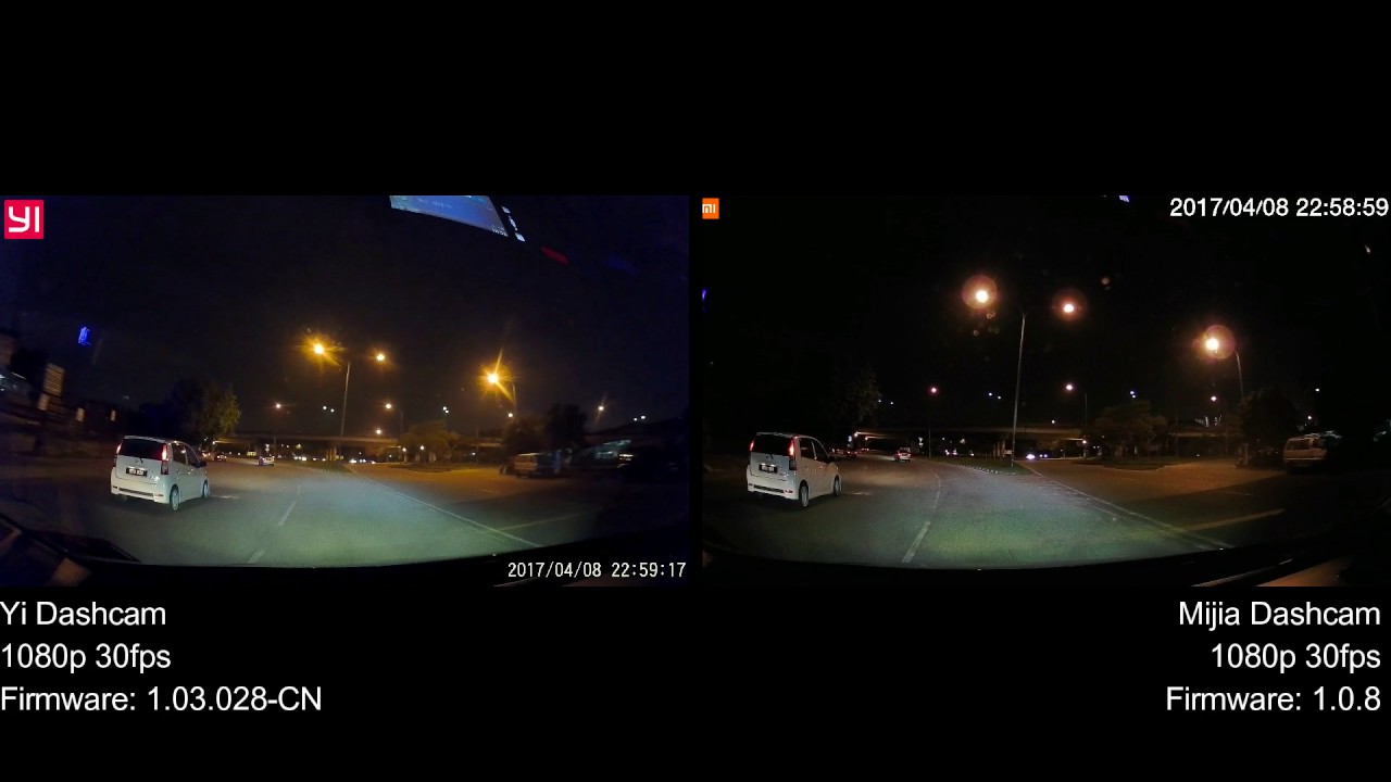 Yi Dashcam VS Xiaomi Mijia Dashcam 