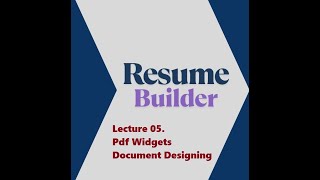 05 Pdf Widgets Document Designing