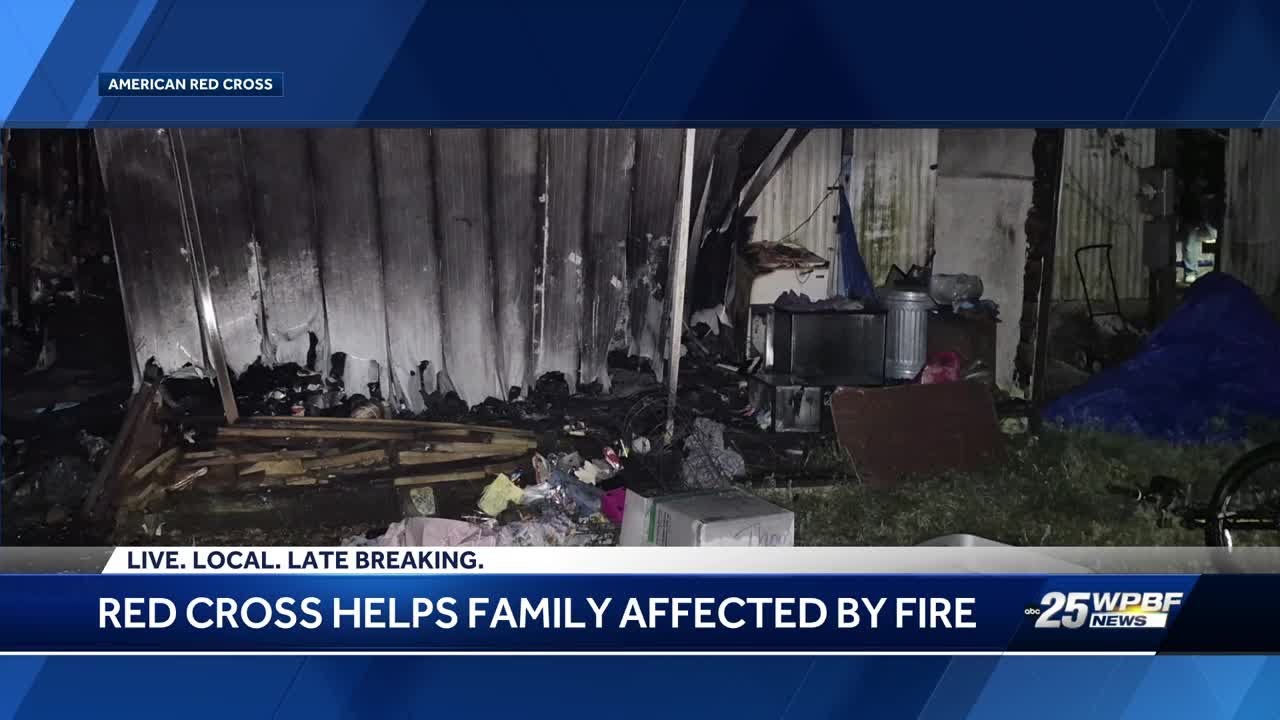 Okeechobee family displaced after fire engulfed home - YouTube