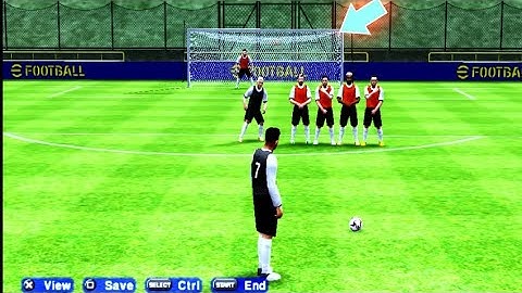 PES PSP curve Free - kick