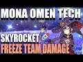 using Mona Omen Tech to SKYROCKET your freeze team damage