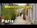 【HDR】Menilmontant : Walk in an old Working-class district in Paris 🚶