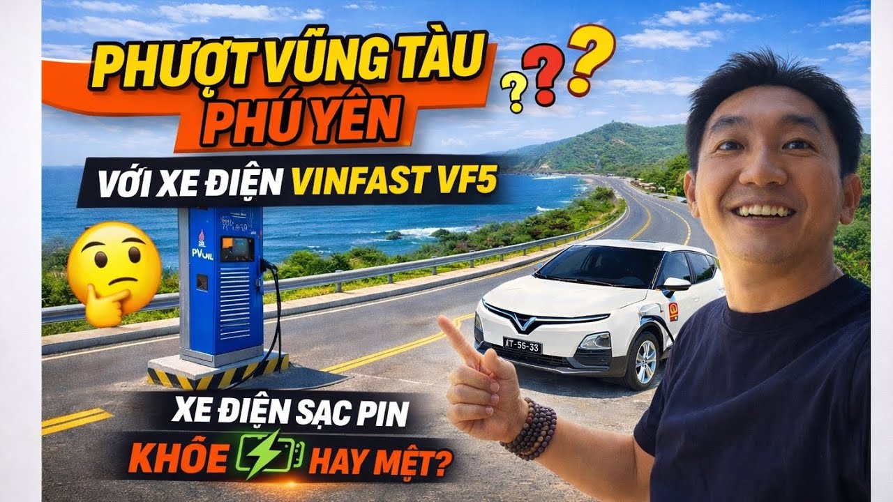 Trãi nghiệm Vinfast VF5 Phượt Phú Yên| chuyến đi Ngẫu hứng, Có nên đi xe điện không? #vf5  #vinfast 