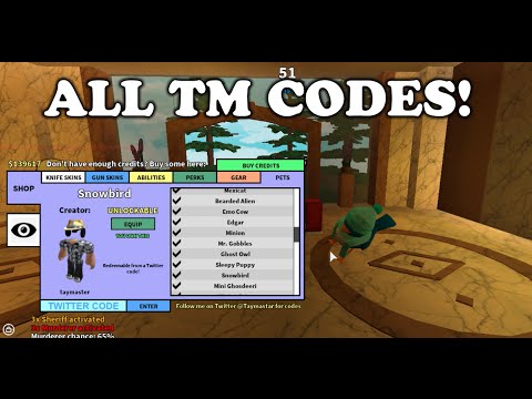 Roblox All Twisted Murderer Codes New 2016 Youtube - roblox all twisted murderer codes