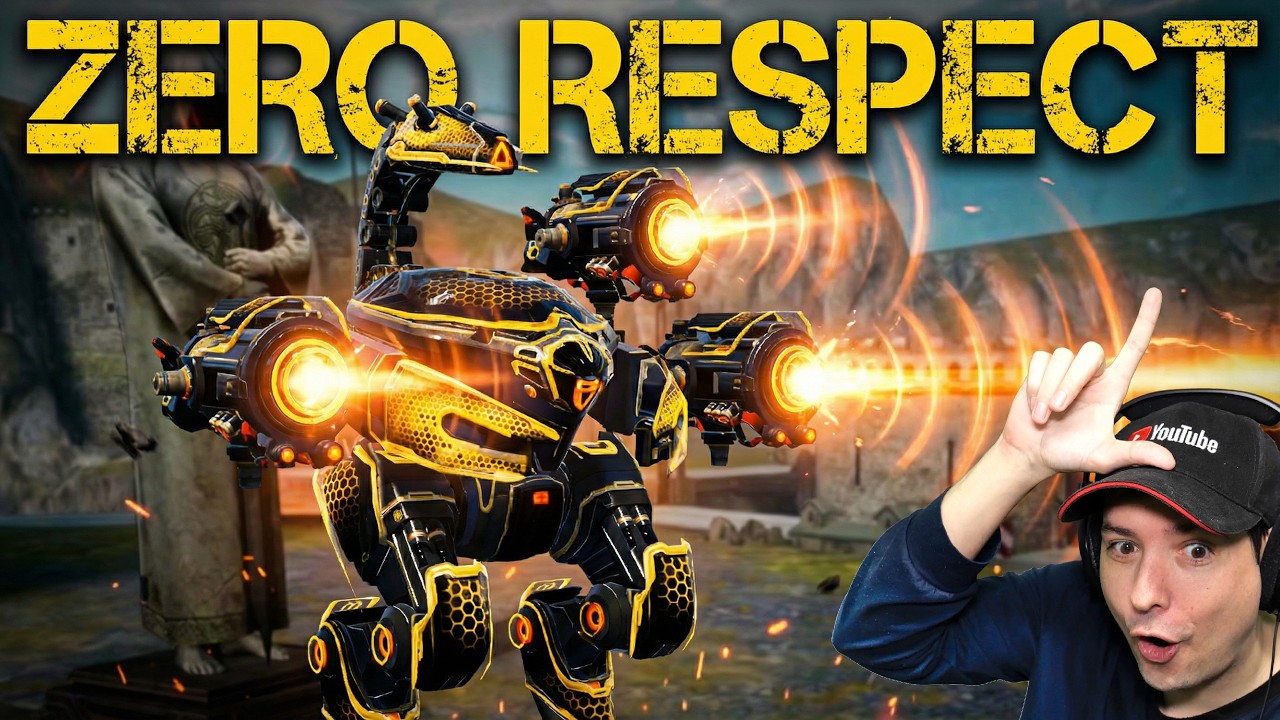 Bro casually handles the ENTIRE ENEMY TEAM [War Robots UE Scorpion]