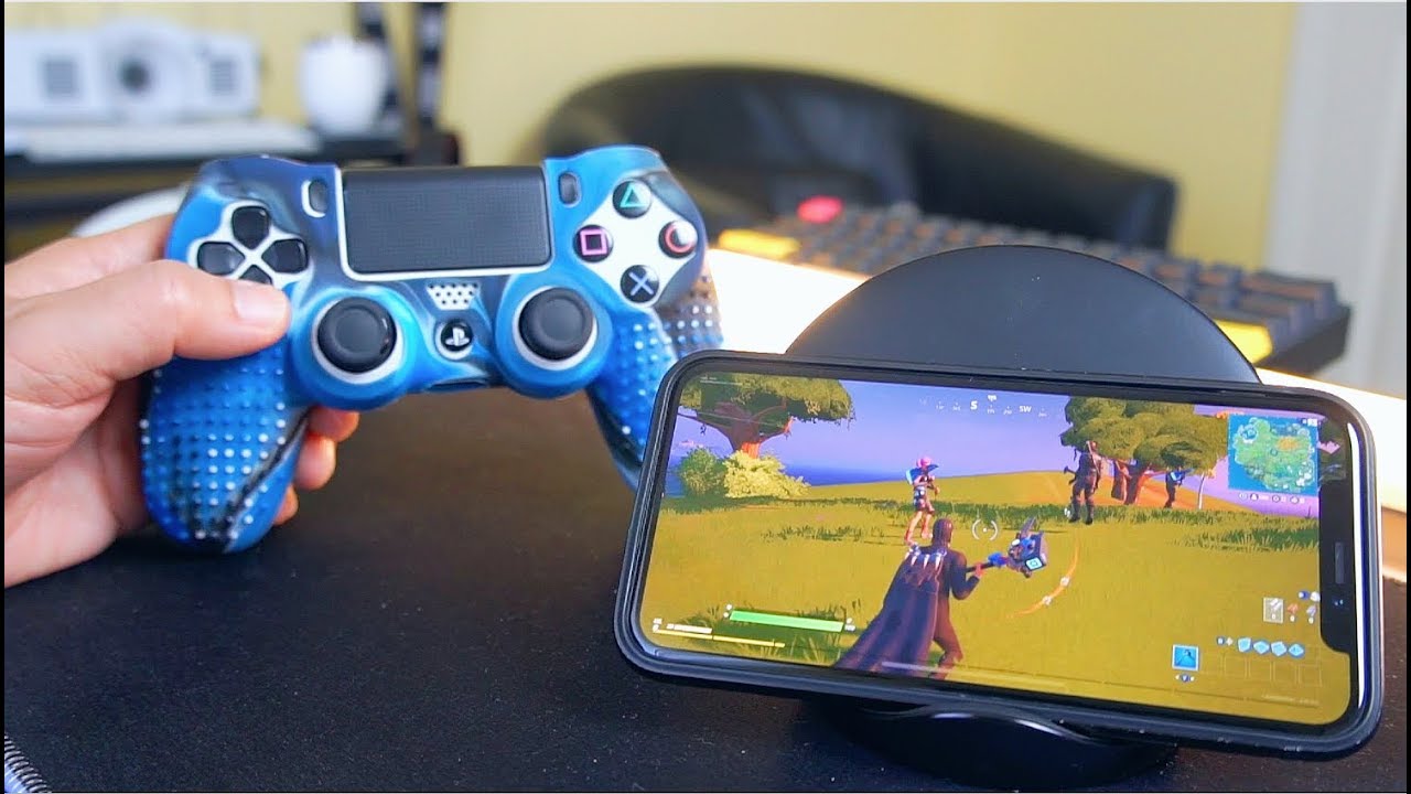 Terminologi Rød parti How to Connect PS4 Controller to iPhone, iPad, or iOS Devices - YouTube