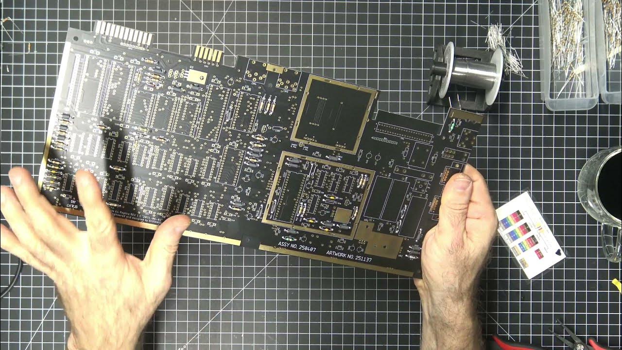 Building a C64 Commodore 64 from Scratch Part 2 Ceramic Capacitors