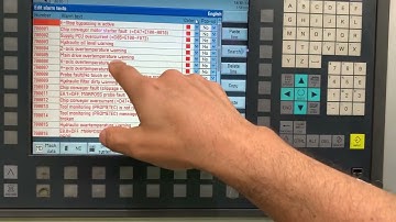 Sinumerik 840D sl: How to backup USER PLC ALARMS files into a USB memory