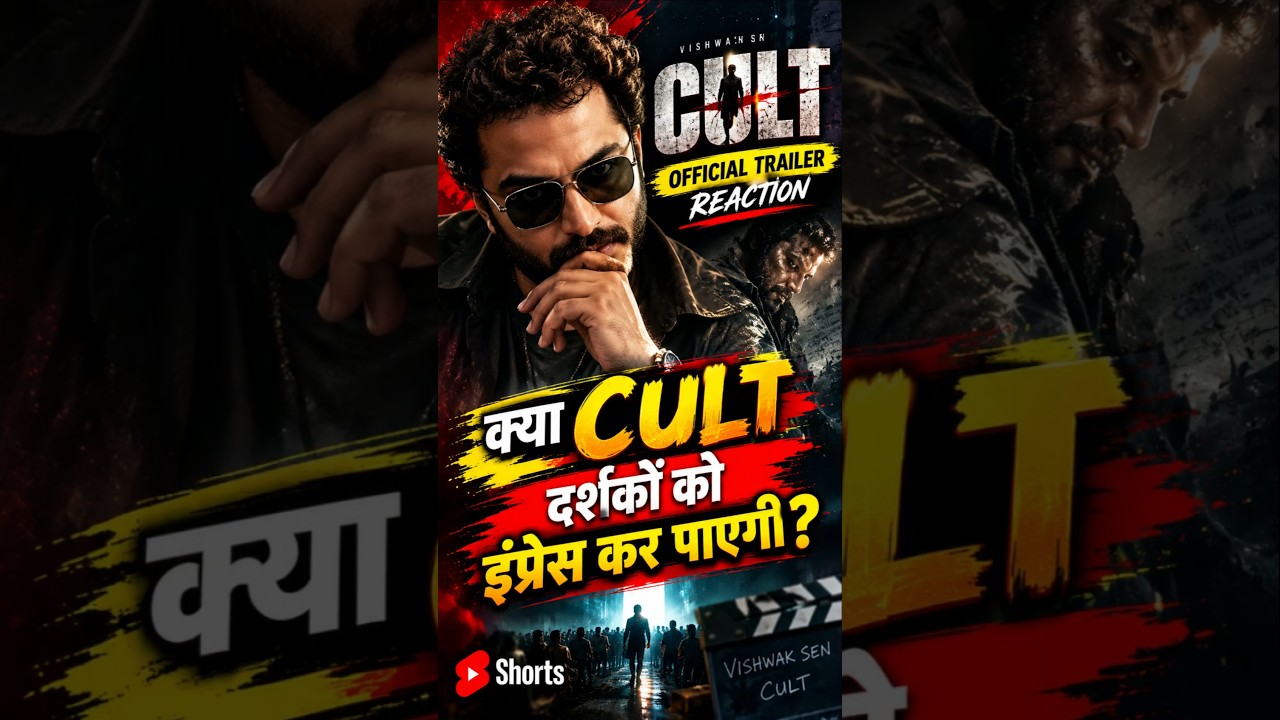 #CULT Official Trailer | Vishwak Sen | Ravi Basrur | Sandeep Kakarala | Gayatri Bharadwaj #bts poster