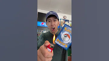 Siri Told Me To BURN POKEMON CARDS 
