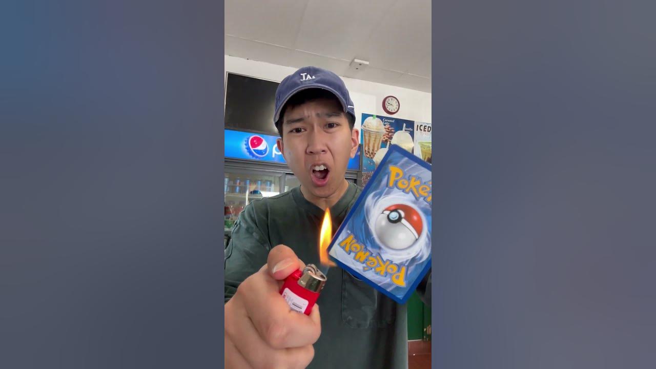 Siri Told Me To BURN POKEMON CARDS