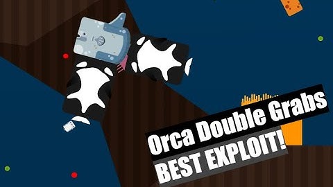 Deeeep.io Exploits Tutorial - Orca(Killer Whale) Double Grabs w/ Wall