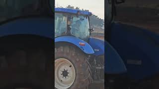 New Holland t6070, John Deere 6820, John Deere 6230 Premium 그레이더로 물 고랑 메꾸기