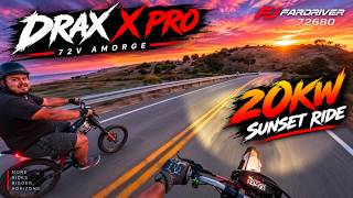 Golden Hour On A 72V FarDriver Dirt Bike (Pure POV)