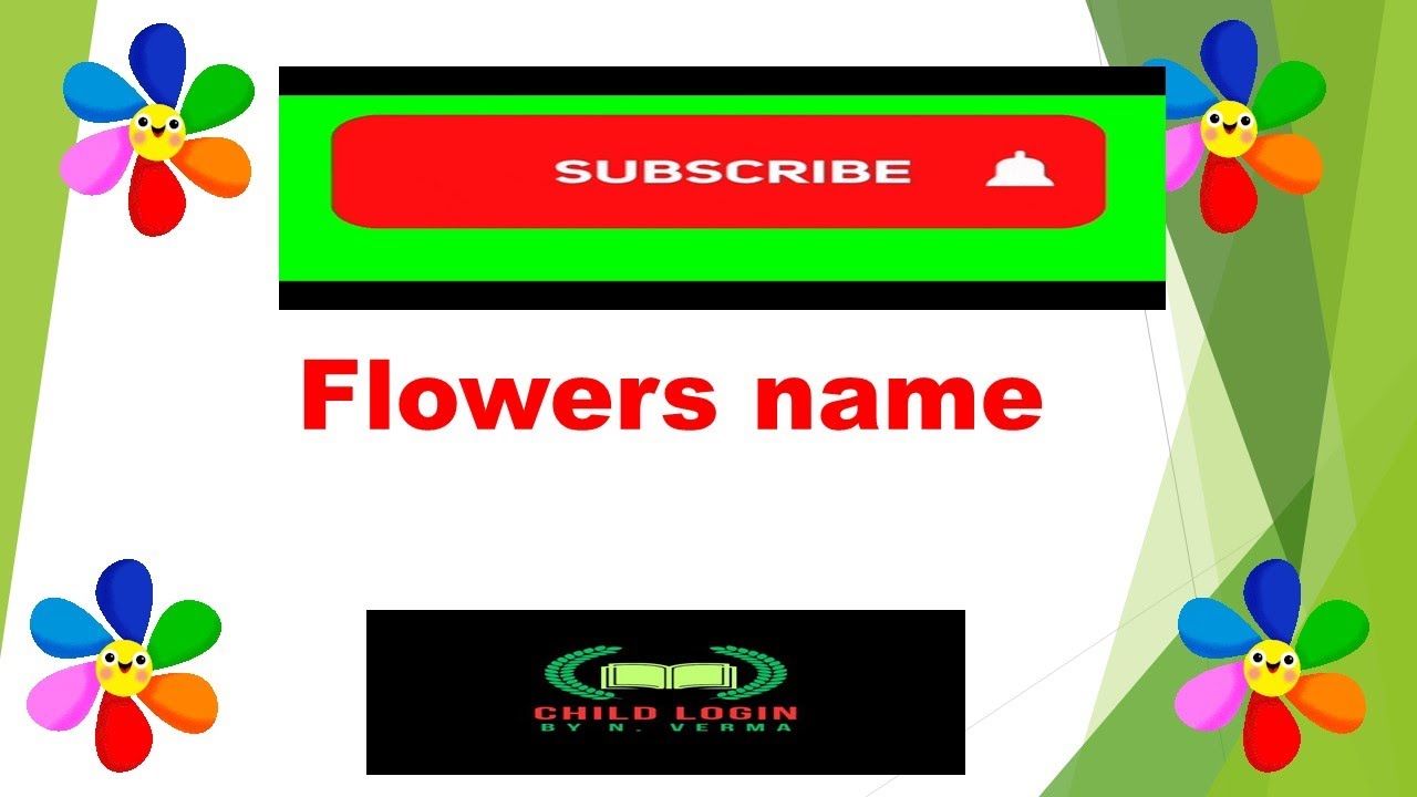 FLOWERS NAME YouTube
