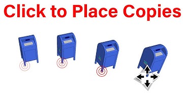 Click to Place Copies of Selected Component in SketchUp - TutorialsUp