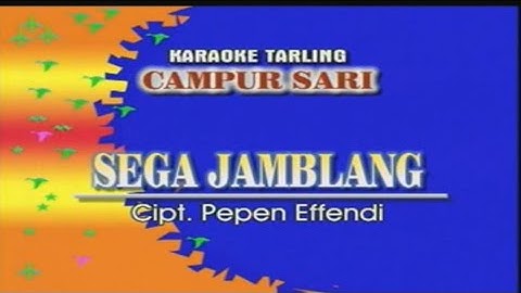 Neng Iwi S - Sega Jamblang (Official Music Video Karaoke)