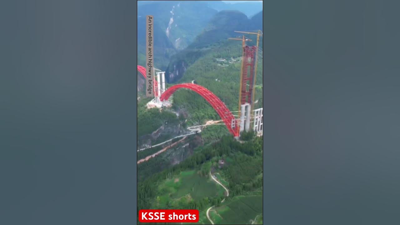 Record-Breaking Marvel: Chongqing Shuangbao Grand Bridge's 2 × 405 m Double Span Arch #bridge