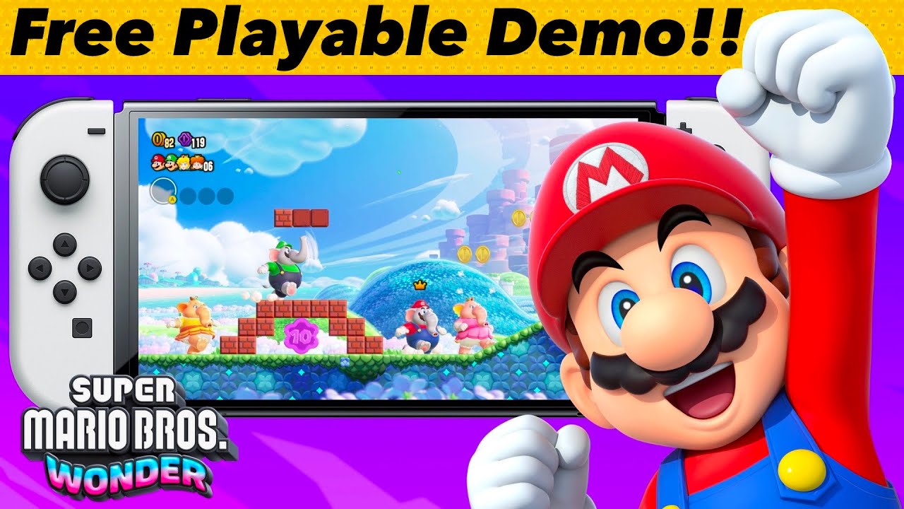 Free Playable Demo NOW AVAILABLE For Super Mario Bros. Wonder 