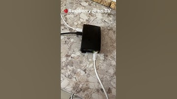 Raspberry pi connected to TV (Mini PC Setup)
