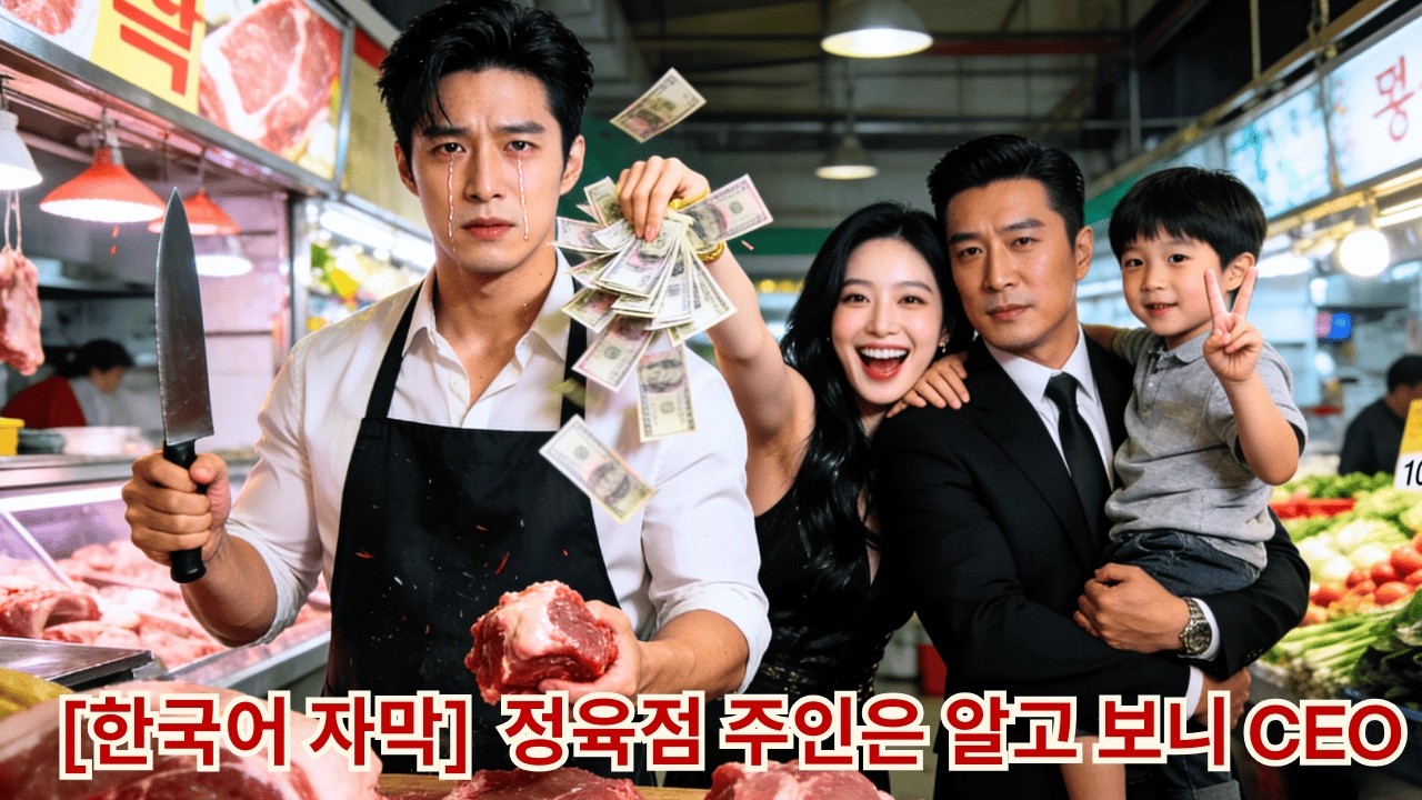 돼지고기 장수였던 남편, 아내가 부유한 남자와 바람나 이혼한 후 백억대 재벌 회장이 되었다 #Minidrama #drama #촌극