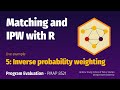 Pmap 8521  example matching and ipw with r 5 inverse probability weighting