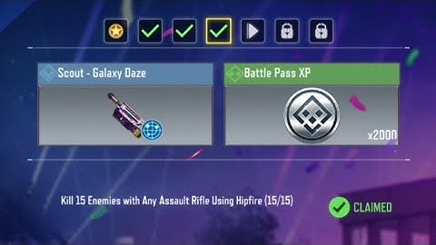 Call of Duty Mobile Kill 15 Enemies with Any Assault Rifle using Hipfire Task Complete