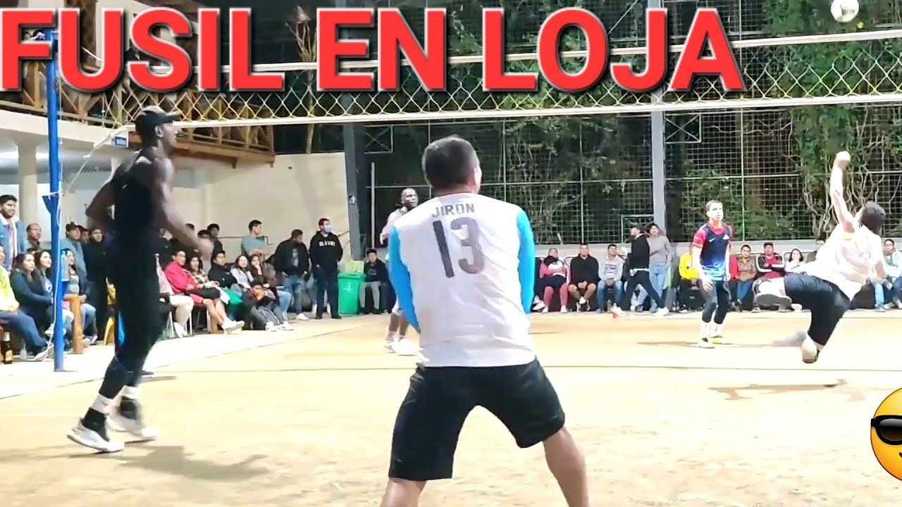 EL NEGRO CARLOS RETO A FUSIL LA BESTIA ECUAVOLEY LOS MEJORES EN MODALIDAD GANCHO FINAL