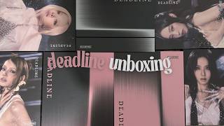 Распаковка альбома Blackpink Deadline ☆ (черная, розовая, серая и серебряная версии + Wevere Pobs)