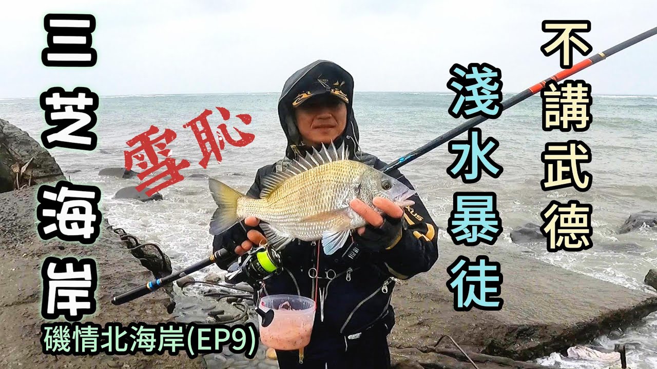 連戰2日，只為降伏水中暴徒#淺水磯釣#北海岸#三芝#黑鯛#瑪吉#好好釣魚#熱門釣點