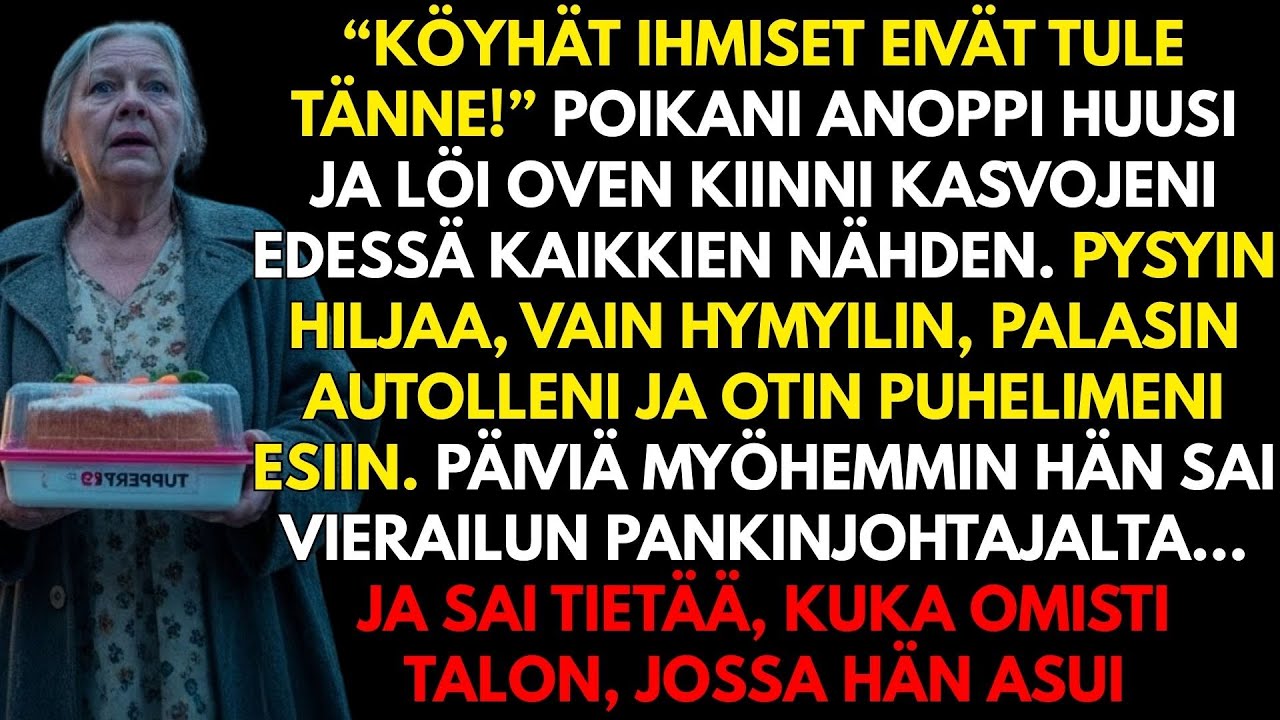 Poikani anoppi sanoi: “Köyhät ihmiset eivät tule tänne”… hän ei odottanut, että minä…