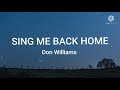 Don Williams-Send Me Back Home (Lyrics)