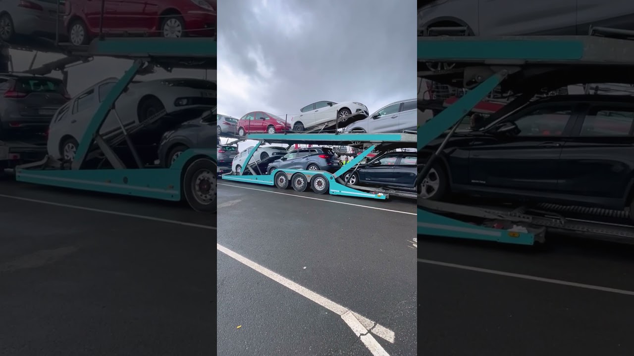 Démonstration d'un chargement de porte-voitures Part.2