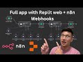 How I built an SEO A.I. analysis web app in 2 days using n8n + Replit (webhooks)