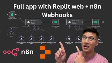 How I built an SEO A.I. analysis web app in 2 days using n8n + Replit (webhooks)
