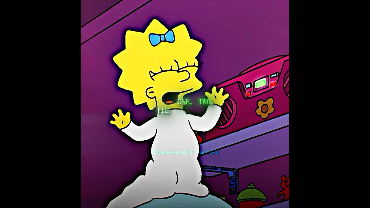 Maggie really likes this song  #shorts #foryou #simpsons #shj6U