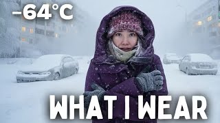 What I Wear at -64°C (-83°F) in the Coldest City on Earth | Yakutsk, Siberia