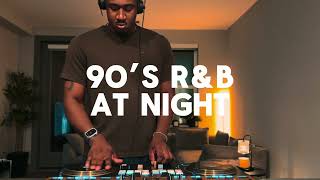 90’s R&B AT NIGHT || Smooth 90’s R&B Vibes || Brandy, Mary J Blige, Lauryn Hill, Monica || DJ YAE
