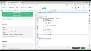 Distinct Absolute Array Elements Practice