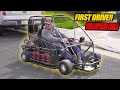 FIRST DRIVE!! – The ELECTRIC GO KART is FAST
